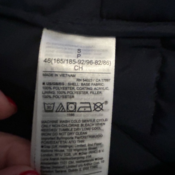 GAP men's size small coat- worn once! - Picture 5 of 5